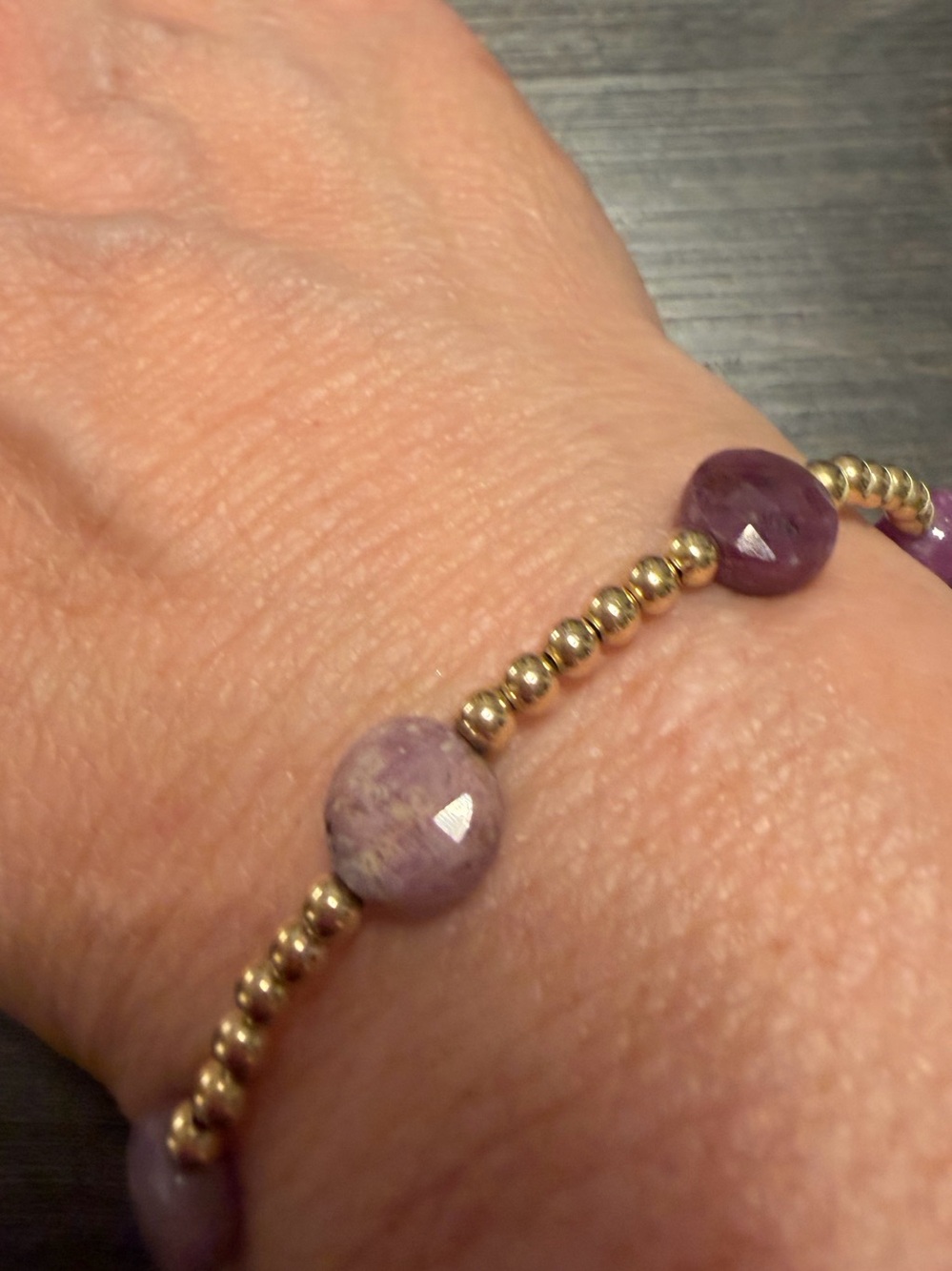 Enewton Gold Bead and  Gemstone Bracelet